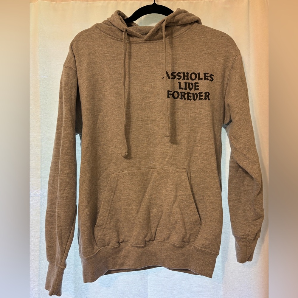 Live forever grey sweatshirt